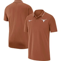 Men's Nike Texas Orange Texas Longhorns 2023 Coaches Performance Polo