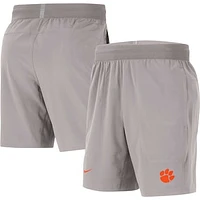 Men's Nike  Gray Clemson Tigers Player Performance Shorts