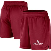 Men's Nike Crimson Oklahoma Sooners Mesh Performance Shorts