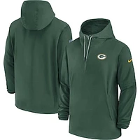 Men's Nike Green Bay Packers Sideline Player Quarter-Zip Jacket