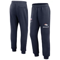 Men's Nike Navy Denver Broncos 2023 Sideline Club Fleece Pants