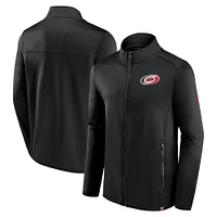 Men's Fanatics  Black Carolina Hurricanes Authentic Pro Full-Zip Jacket