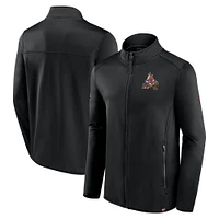 Men's Fanatics  Black Arizona Coyotes Authentic Pro Full-Zip Jacket