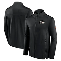 Men's Fanatics  Black Philadelphia Flyers Authentic Pro Full-Zip Jacket