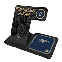 Keyscaper New Orleans Pelicans 3-In-1 Wireless Charger