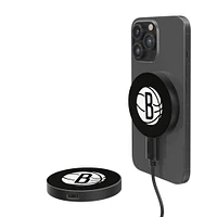 Brooklyn Nets Solid Design 10-Watt Wireless Magnetic Charger