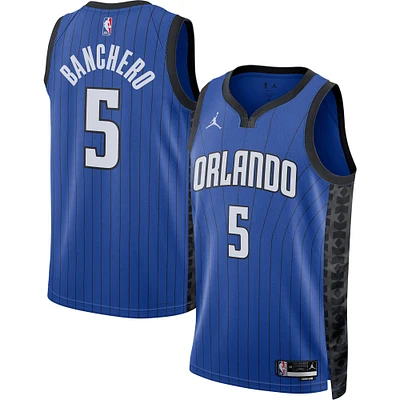 Unisex Jordan Brand Paolo Banchero Blue Orlando Magic Swingman Jersey - Statement Edition