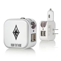 Las Vegas Aces Personalized 2-In-1 USB Charger