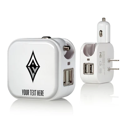 Las Vegas Aces Personalized 2-In-1 USB Charger
