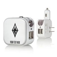 Las Vegas Aces Personalized 2-In-1 USB Charger