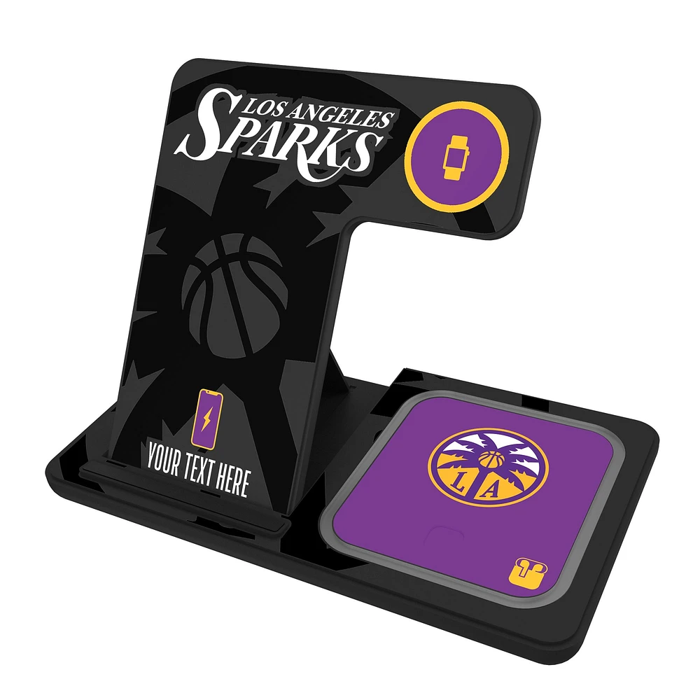 Los Angeles Sparks Personalized 3-in-1 Charging Station