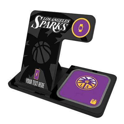 Los Angeles Sparks Personalized 3-in-1 Charging Station