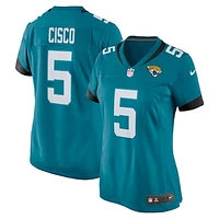 Women's Nike Andre Cisco Teal Jacksonville Jaguars Game Player Jersey