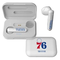 Philadelphia 76ers Personalized Insignia Design Wireless Earbuds