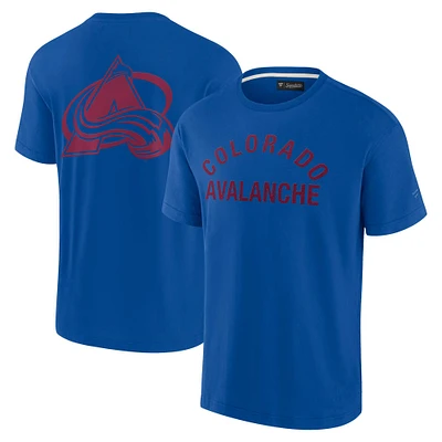 Unisex Fanatics Royal Colorado Avalanche Elements Super Soft Short Sleeve T-Shirt