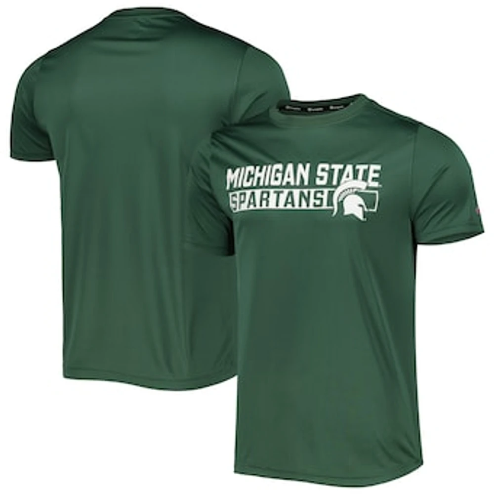 Men's Champion Green Michigan State Spartans Impact Knockout T-Shirt