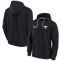 Unisex Fanatics Black Chicago Bulls Elements Super Soft Fleece Pullover Hoodie