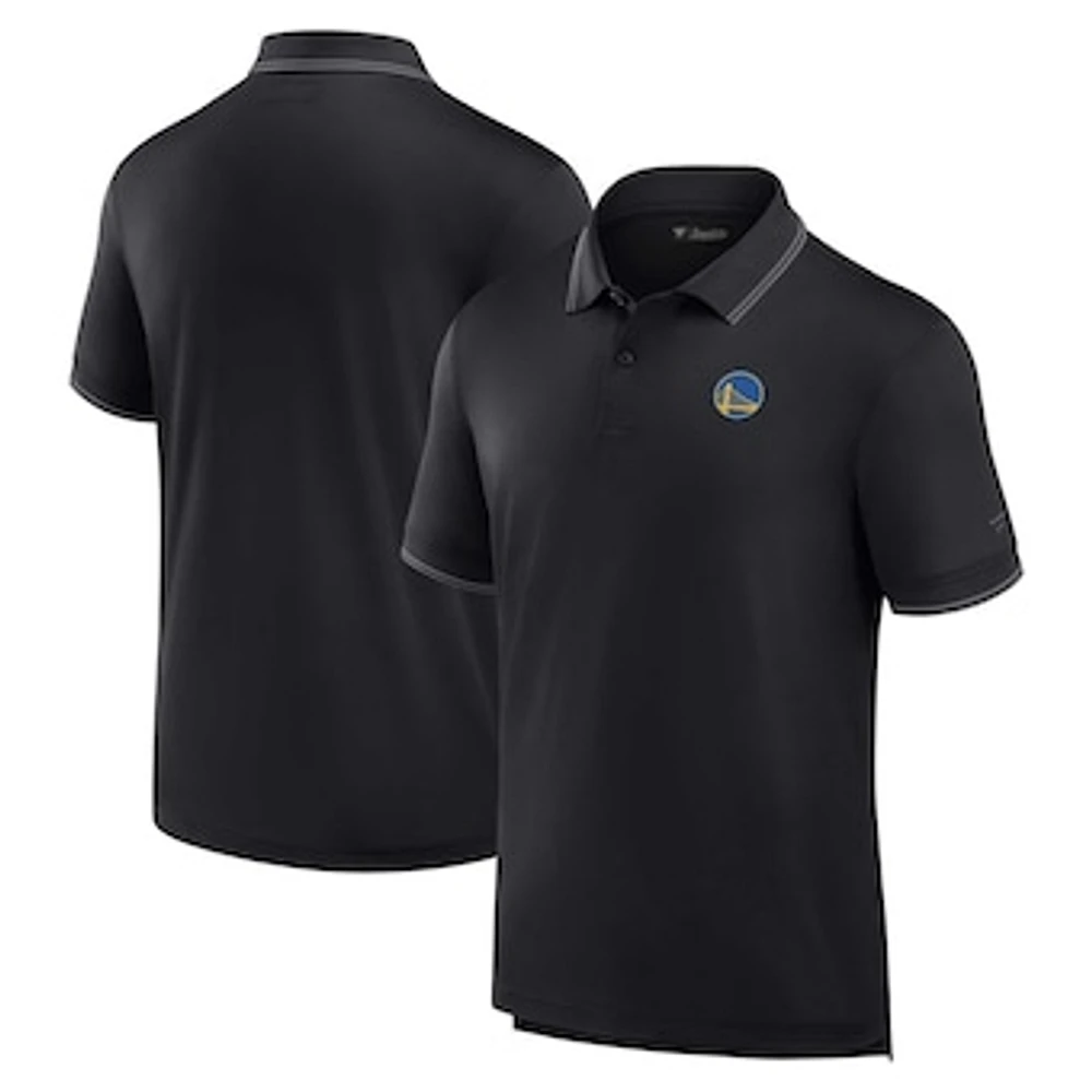 Men's Fanatics Black Golden State Warriors Front Office Polo