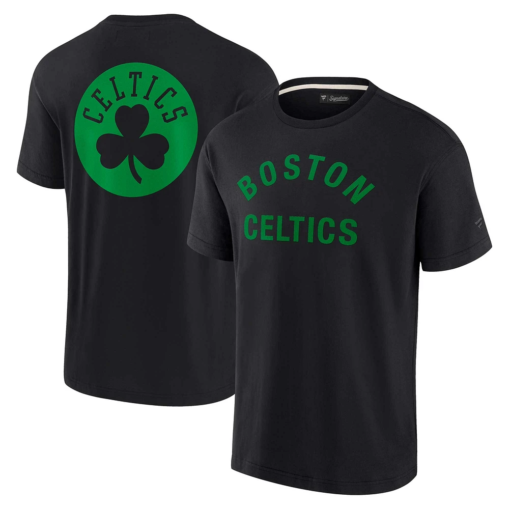 Unisex Fanatics Black Boston Celtics Elements Super Soft Short Sleeve T-Shirt