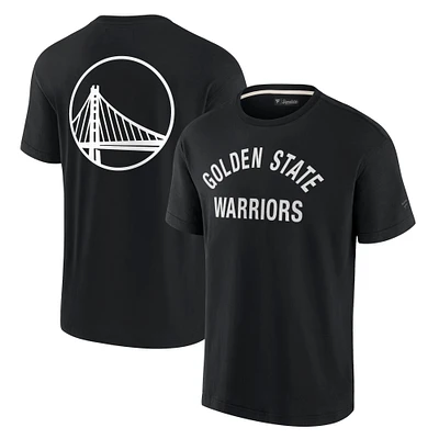 Unisex Fanatics Black Golden State Warriors Elements Super Soft Short Sleeve T-Shirt