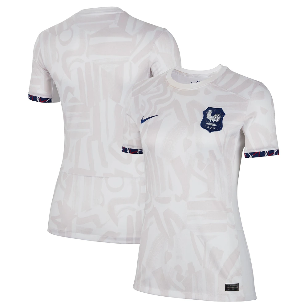 Women's Nike White France National Team 2023 Away Stadium Replica Jersey