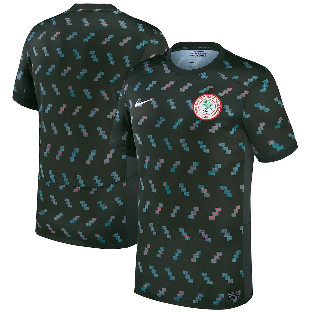 Men's Nike Black Nigeria Women's National Team 2023 Away Stadium Replica Jersey