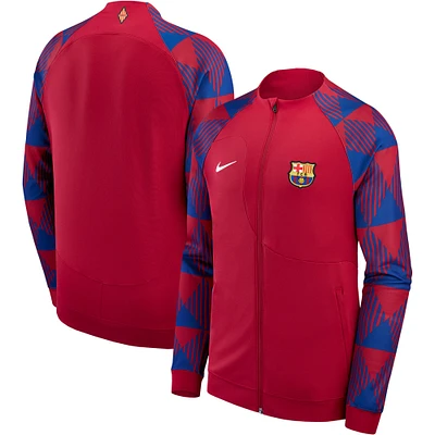 Men's Nike  Red Barcelona 2023/24 Academy Pro Anthem Raglan Performance Full-Zip Jacket