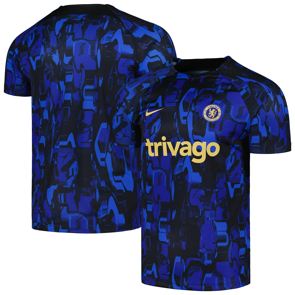 Men's Nike Blue Chelsea / Academy Pro Pre-Match Top