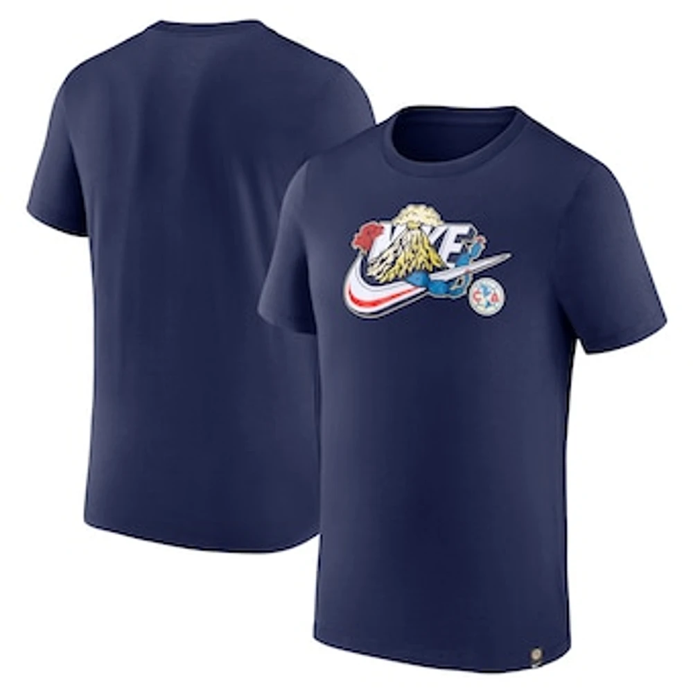 Men's Nike Navy Club America Futura T-Shirt