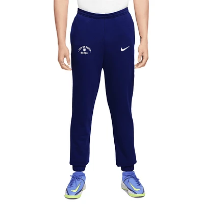 Men's Nike  Blue Barcelona Fleece Pants