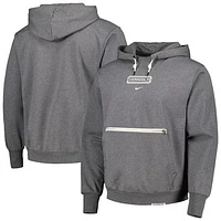 Men's Nike Heather Charcoal Liverpool Standard Issue Performance Pullover Hoodie