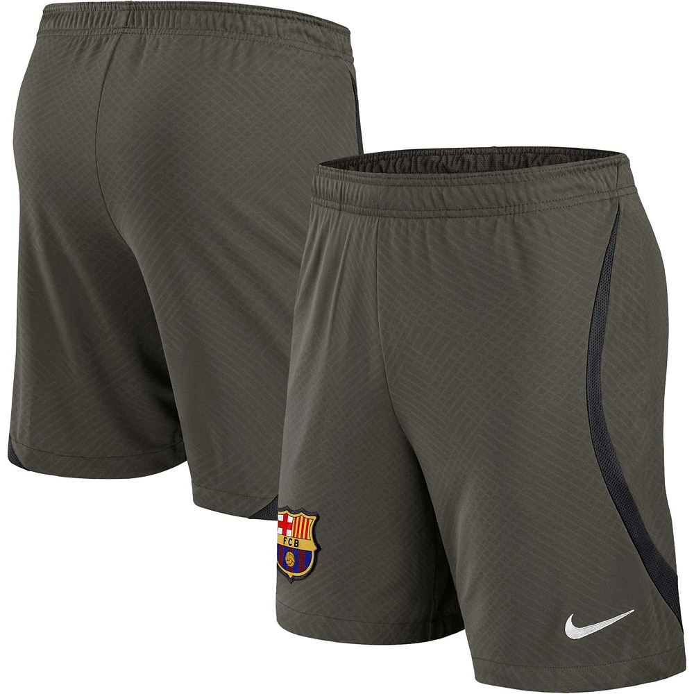 Men's Nike Olive Barcelona 2023/24 Strike Performance Shorts