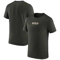 Men's Nike Olive Barcelona Swoosh T-Shirt