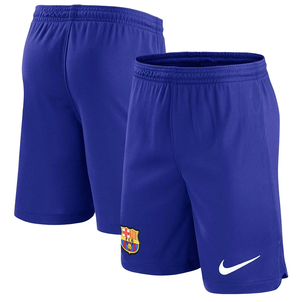 Youth Nike Navy Barcelona 2022/23 Home Stadium Performance Shorts