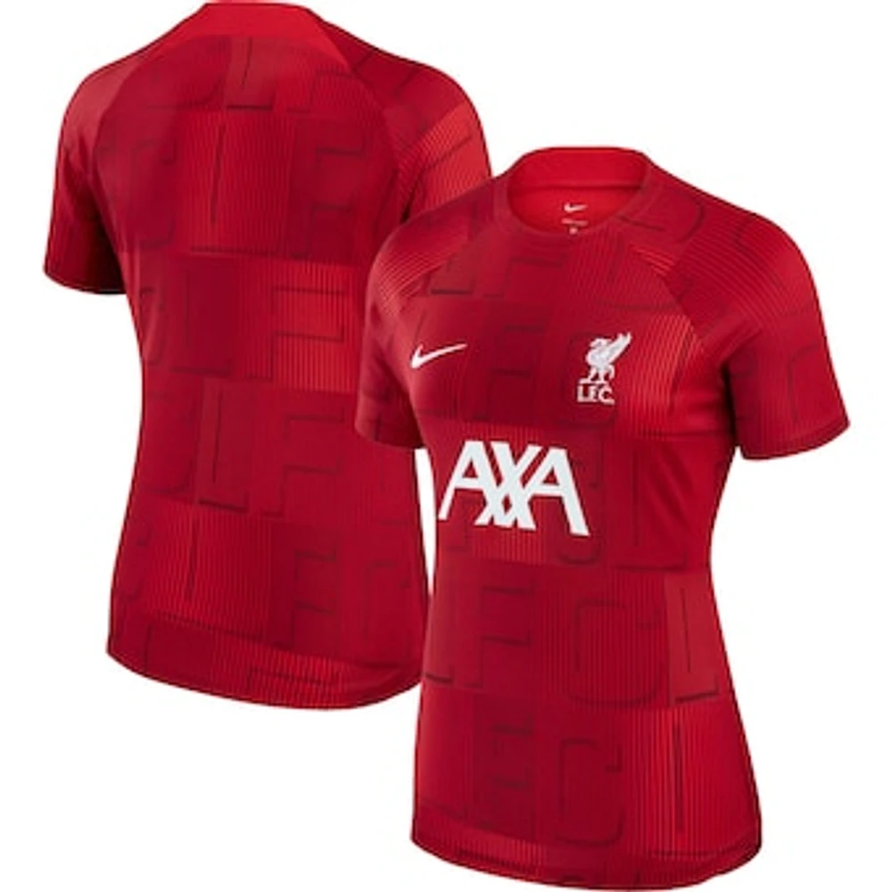 Women's Nike Red Liverpool 2023 Pre-Match Top