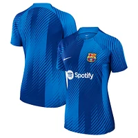 Women's Nike Blue Barcelona 2023/24 Home Academy Pro Pre-Match Top