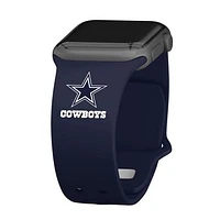 Navy Dallas Cowboys Logo Silicone Apple Watch Band