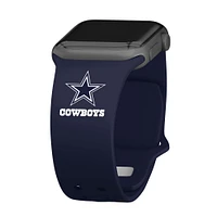 Navy Dallas Cowboys Logo Silicone Apple Watch Band