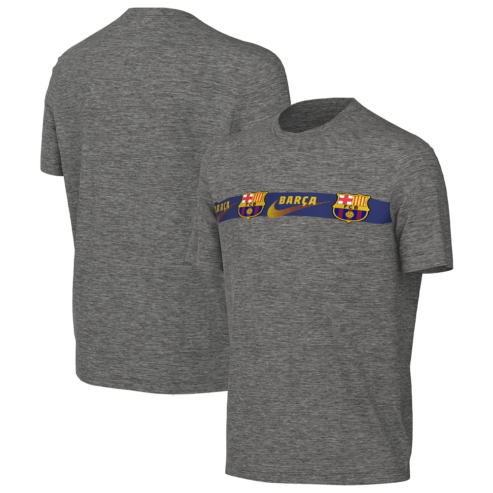 Youth Nike Heather Gray Barcelona Repeat T-Shirt