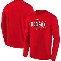 Youth Nike Red Boston Red Sox Authentic Collection Legend Performance Long Sleeve T-Shirt