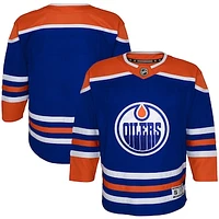 Youth  Royal Edmonton Oilers Home Replica Jersey