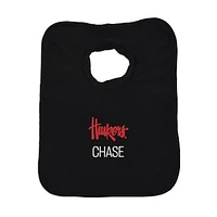 Newborn & Infant Black Nebraska Huskers Personalized Bib