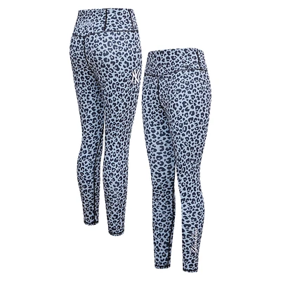 Women's Pro Standard Leopard New York Yankees Allover Print Leggings