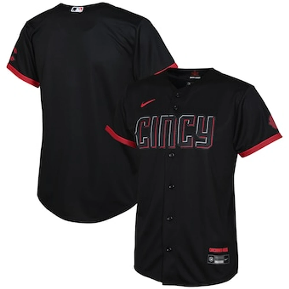 Toddler Nike  Black Cincinnati Reds City Connect Replica Jersey