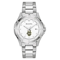 Men's Bulova Silver UC Irvine Anteaters Stainless Steel Classic Sport Watch