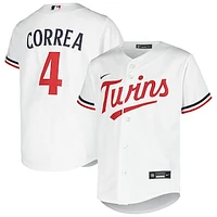 Youth Nike Carlos Correa White Minnesota Twins Alternate Replica Player Jersey