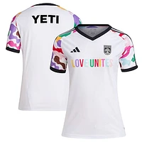 Women's adidas White Austin FC 2023 Pride Pre-Match Top