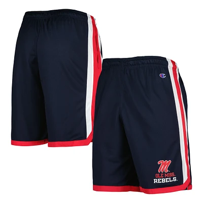 Men's Champion Navy Ole Miss Rebels Basketball Shorts