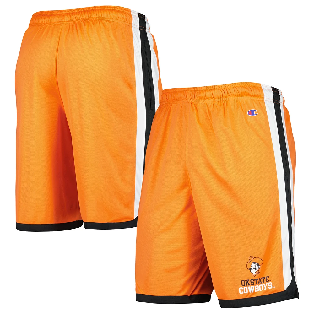 Men's Champion Orange Oklahoma State Cowboys Basketball Shorts