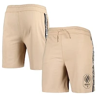 Men's Concepts Sport  Tan Nashville SC Team Stripe Shorts